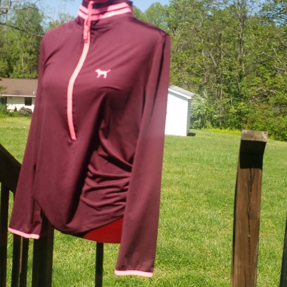 Burgundy and hot pink jacket - Picture 2 of 3